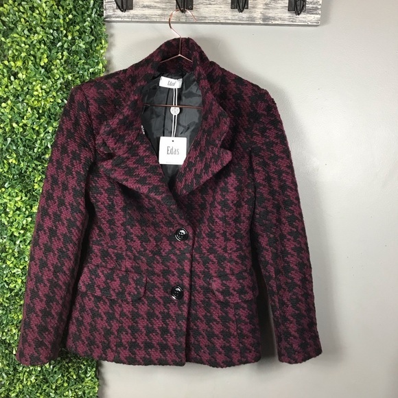 Edas Houndstooth Jacket - Picture 1 of 7